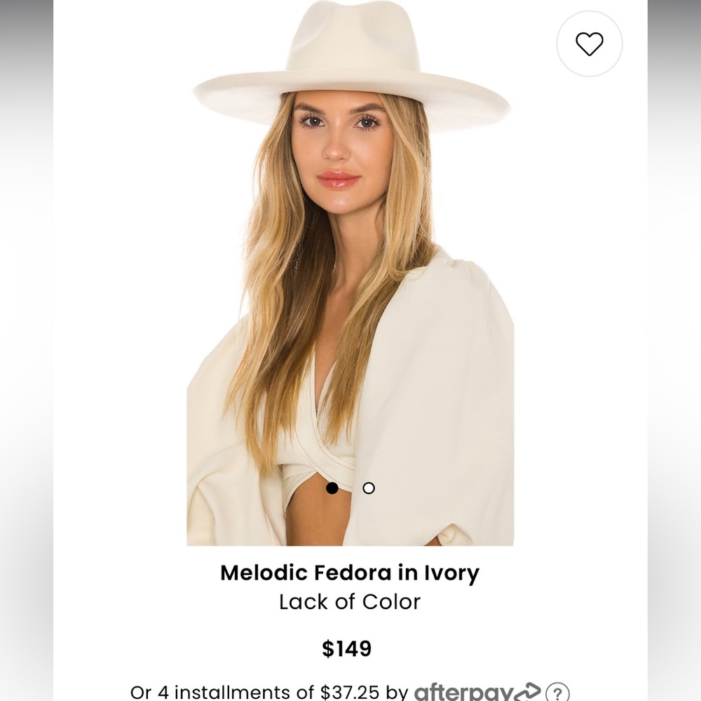 Lack of color hat never worn